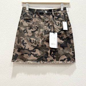 NWT! XOXO Camouflage Mini Skirt!